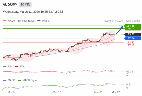 AUD/JPY mungkin naik 70 - 101 pips.