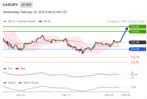 CAD/JPY mungkin naik 53 - 77 pip.