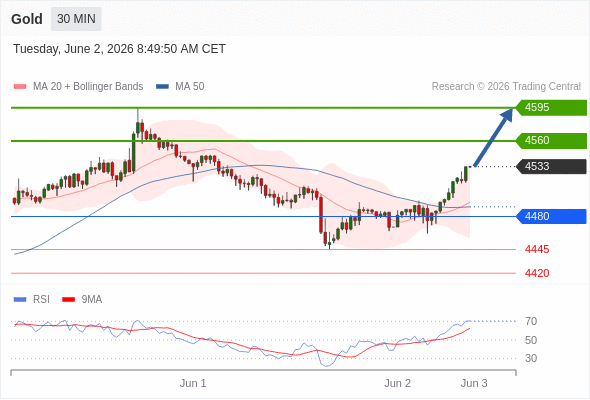 Gold chart