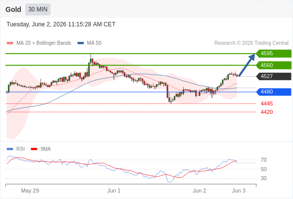 Gold chart