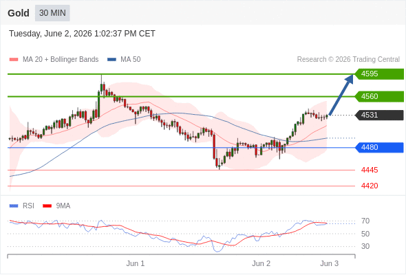 Gold chart