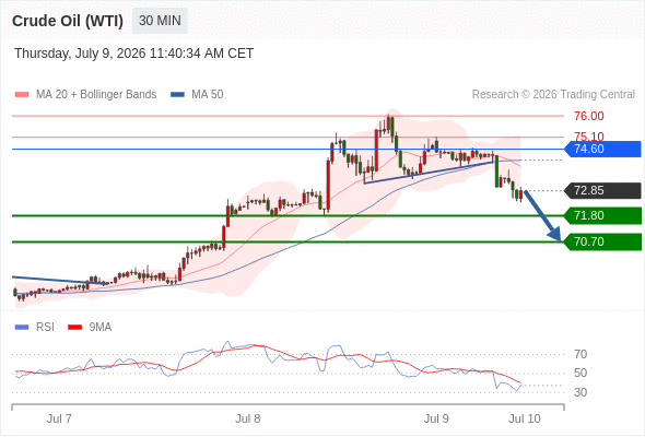 美国原油 (WTI) 期货 (Q6)