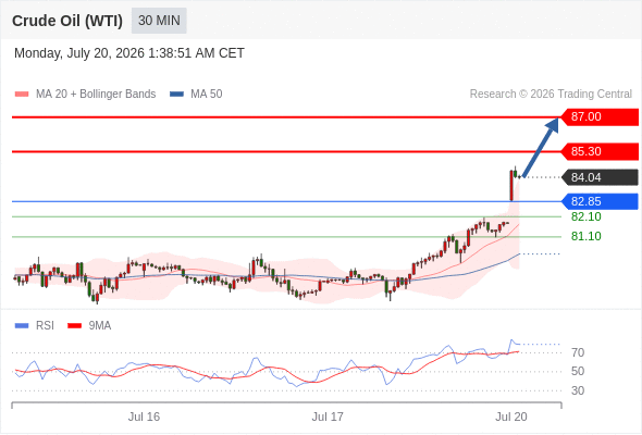 美国原油 (WTI) 期货 (U6)