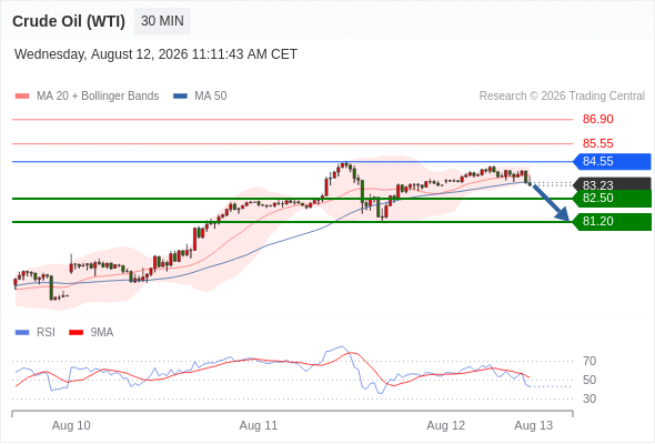 美国原油 (WTI) 期货 (U6)