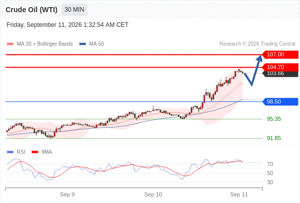 美国原油 (WTI)‎ 期货 (V6)‎