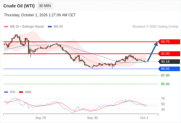 美国原油 (WTI) 期货 (X6)