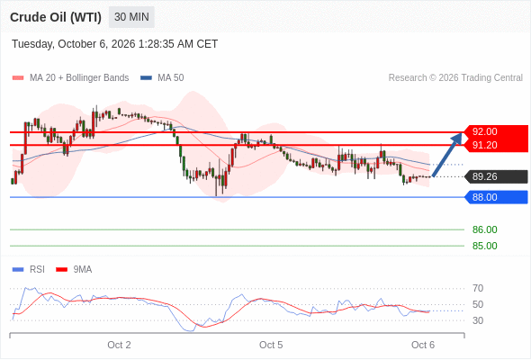 美国原油 (WTI)‎ 期货 (X6)‎