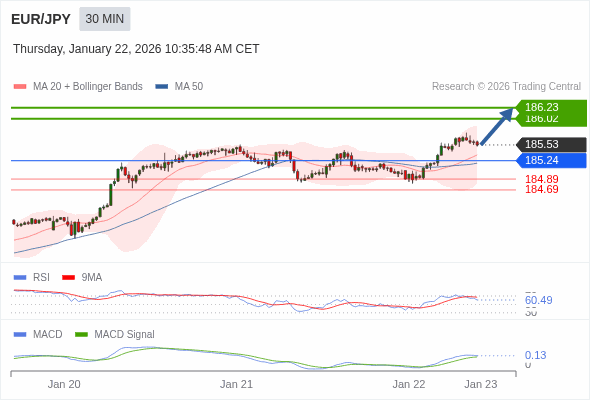 EUR/JPY mungkin naik 49 - 70 pips.