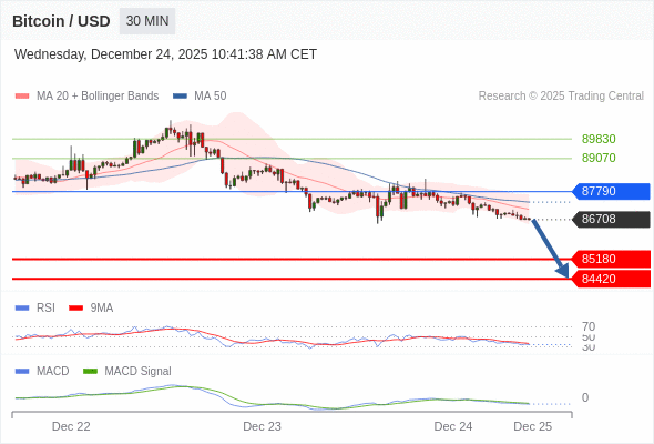 Our preference: the downside prevails as long as 87790 is resistance.