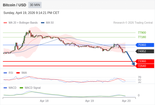 Técnicamente, el índice de fuerza relativa (RSI) se encuentra por debajo de su zona de neutralidad de 50.