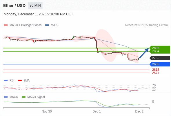 Técnicamente, el índice de fuerza relativa (RSI) se encuentra por debajo de su zona de neutralidad de 50.