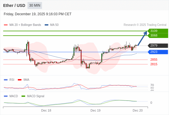 只要依舊存在 2923 支撐位，期待 3109。