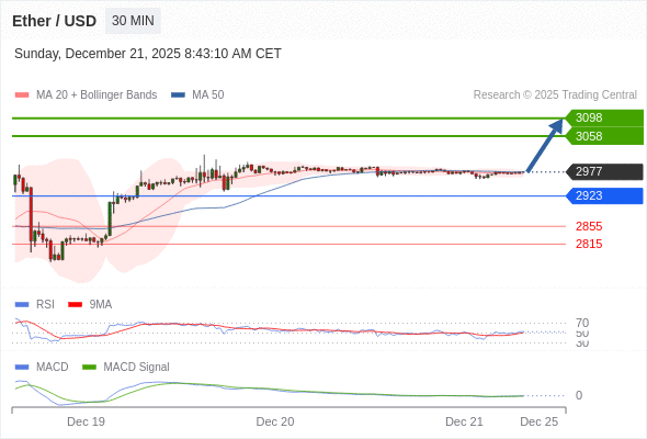 En lo referente al análisis técnico, el índice de fuerza relativa (RSI) se encuentra por encima de su zona de neutralidad de 50.