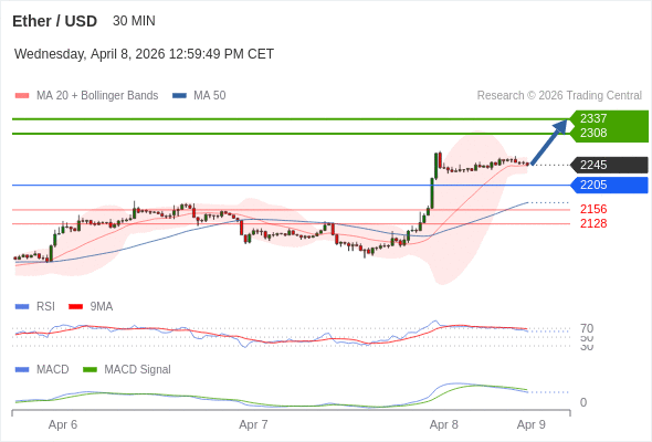 只要依舊存在 2205 支撐位，期待 2337。