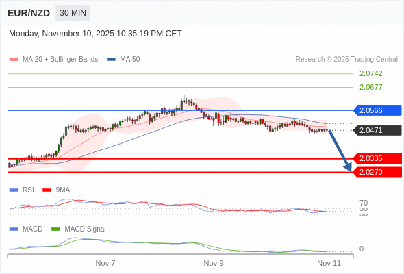 看跌,在 2.0566 之下。